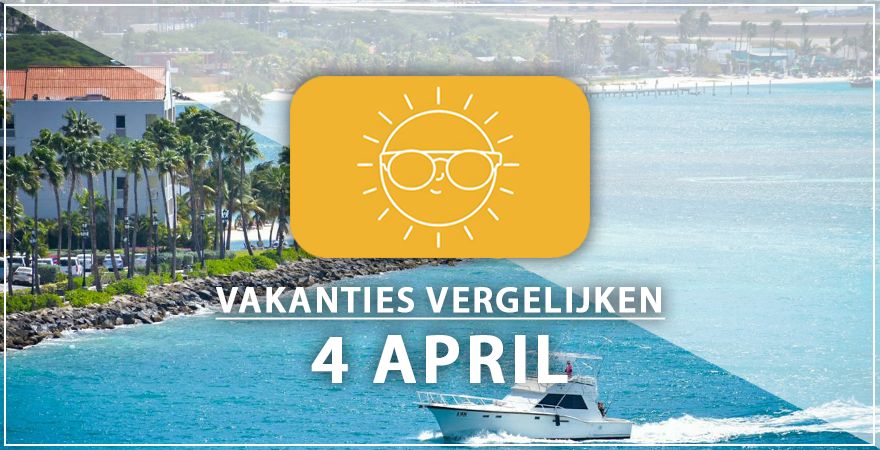 zonnige vakantiebestemmingen vier april 2025