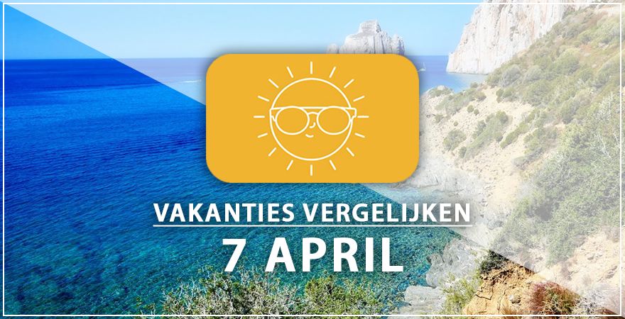 zonnige vakantiebestemmingen zeven april 2025