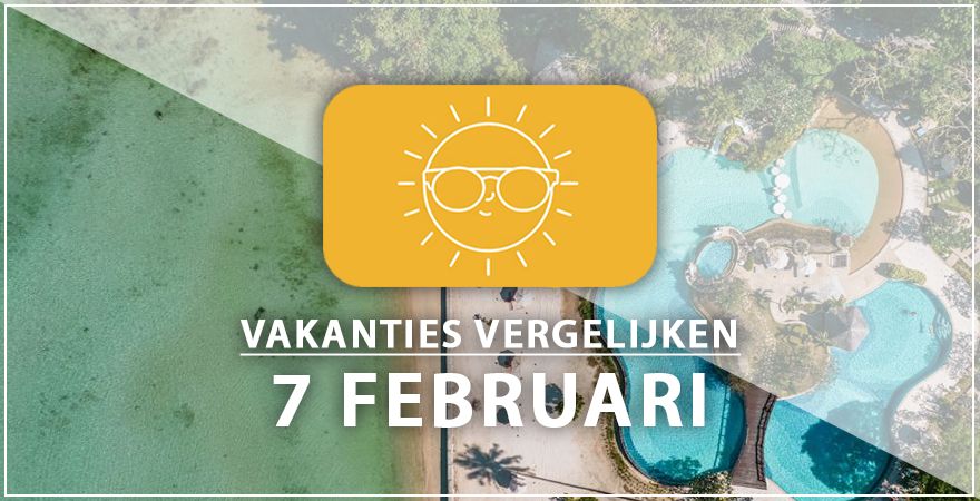 zonnige vakantiebestemmingen zeven februari 2025