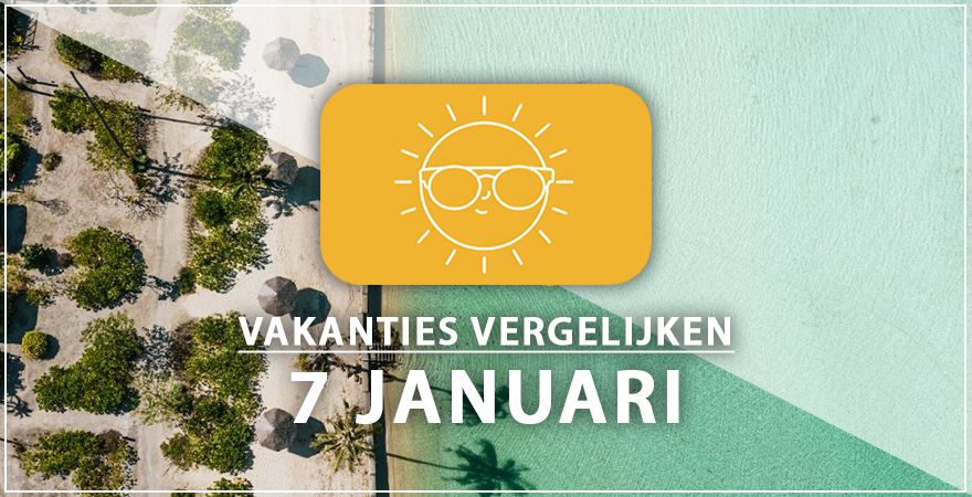 zonnige vakantiebestemmingen zeven januari 2025