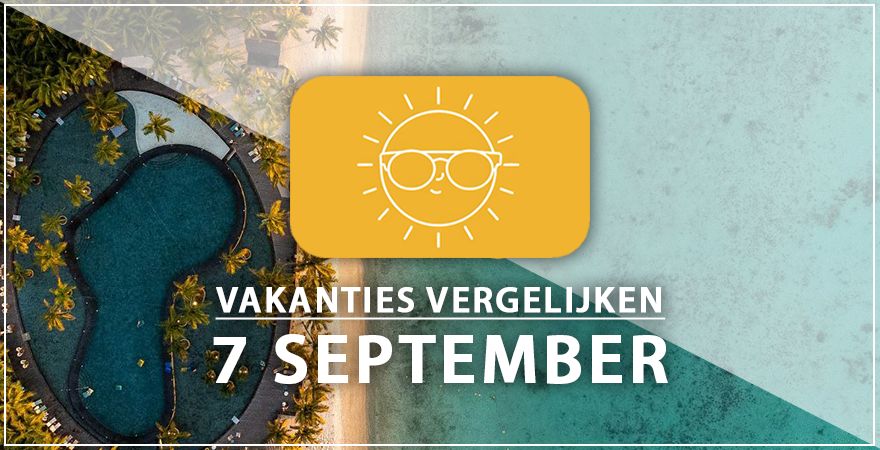 zonnige vakantiebestemmingen zeven september 2025