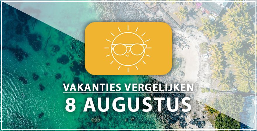 zonnige vakantiebestemmingen acht augustus 2025