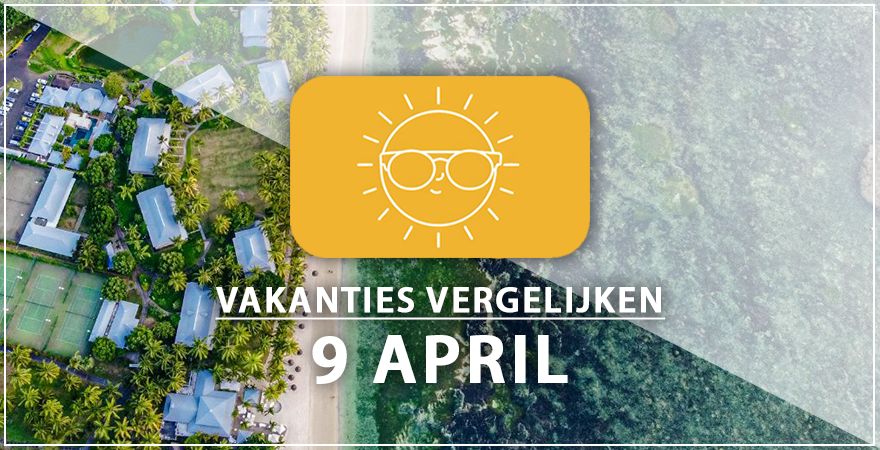 zonnige vakantiebestemmingen negen april 2025