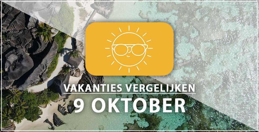 zonnige vakantiebestemmingen negen oktober 2025