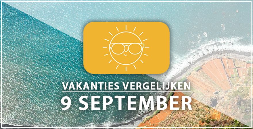 zonnige vakantiebestemmingen negen september 2025