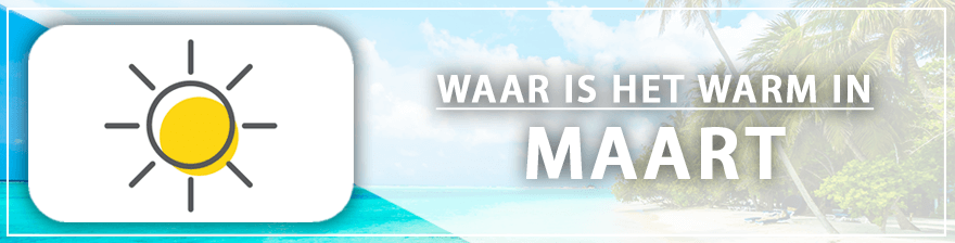 waar schijnt de zon in Maart