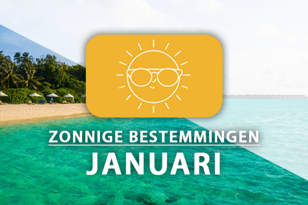 zonnige vakantiebestemmingen januari