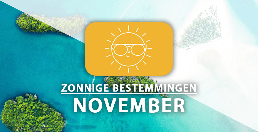 zonnige vakantiebestemmingen november