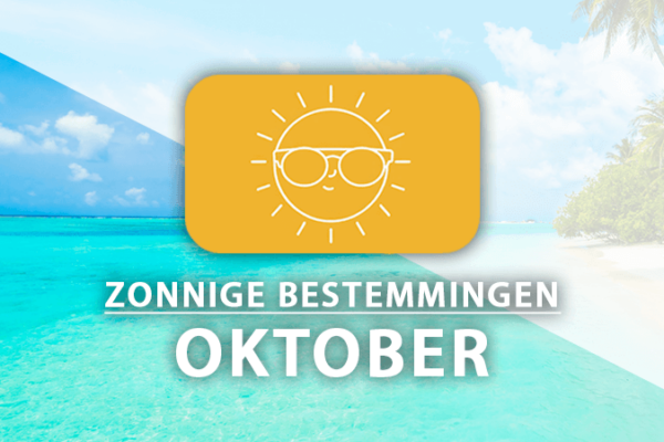 zonnige vakantiebestemmingen oktober