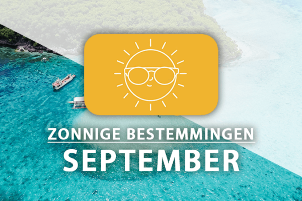 zonnige vakantiebestemmingen september